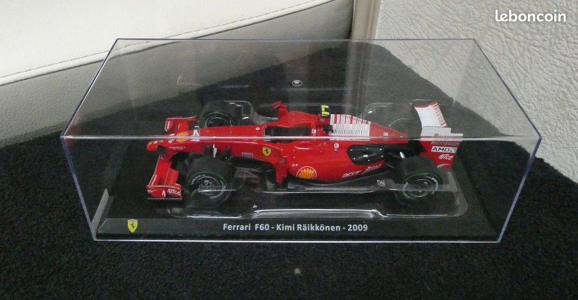 Centauria Ferrari F60 1/24 – Kimi Raikkonen 2009 – F1 Métal (Neuf)