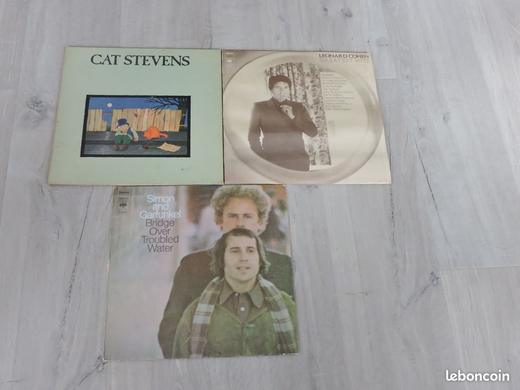 Lot de 3 disques Vinyle : 33 Tours (image 1)