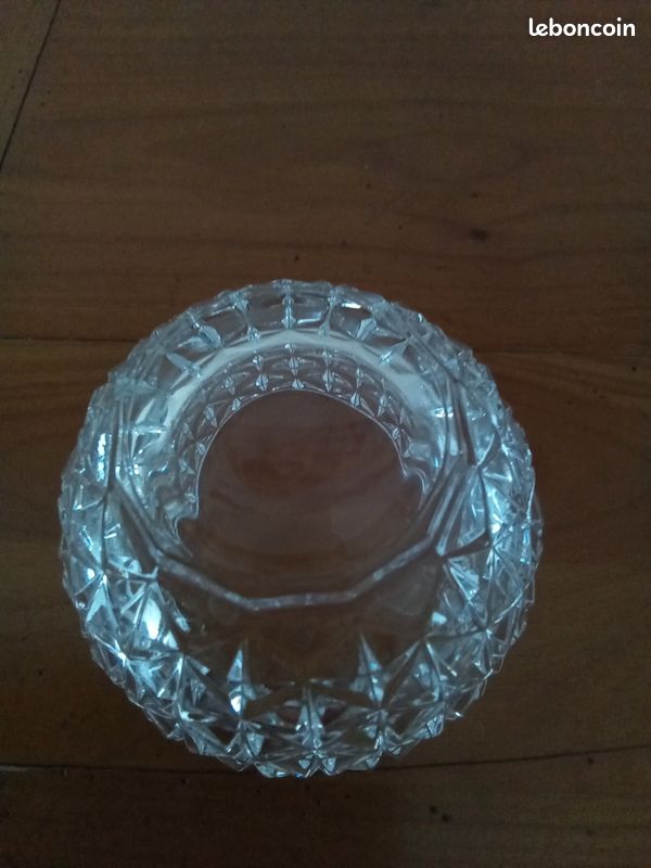 Bonbonnière ou sucrier en verre transparent, en forme d'ananas (image 4)