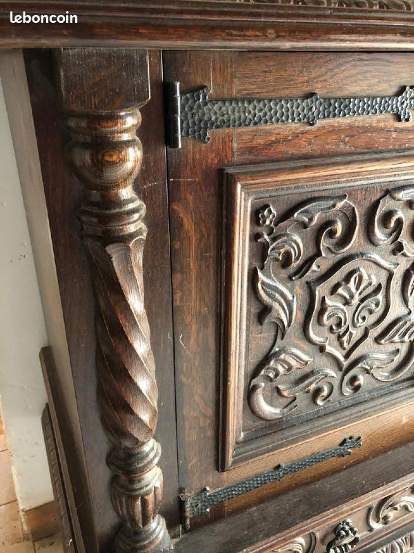 Grande commode d'époque avec socle (image 8)