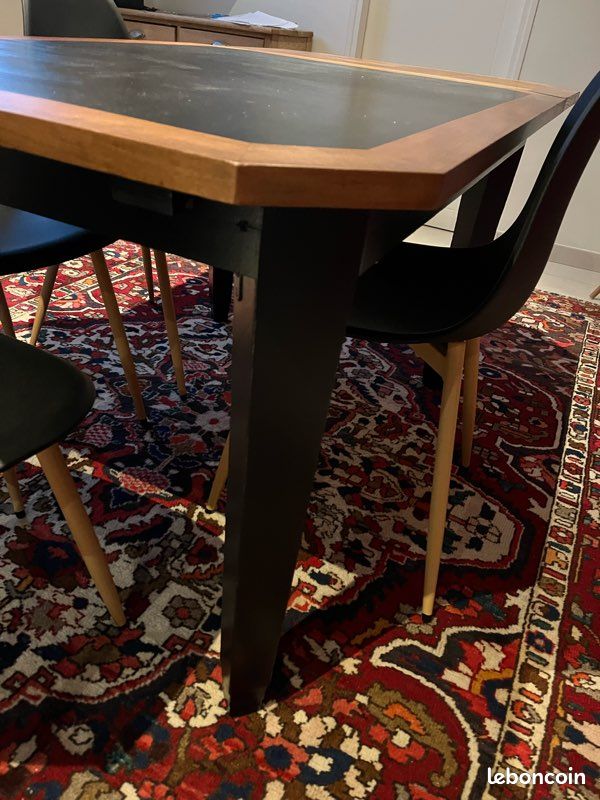 Table séjour bois relookée (image 5)