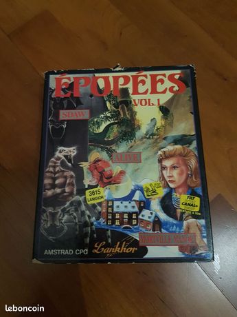 Jeu Épopées Vol.4 Sur Amstrad CPC 6128 - Lankhor - Bon état Complet