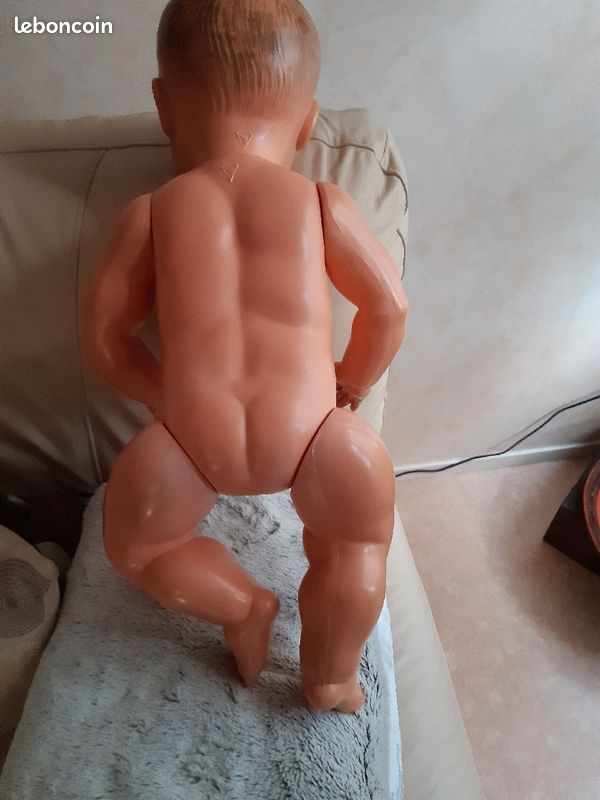 ANCIENNE POUPEE/POUPON CELLULO PETIT COLIN tête d aigle n° 15 + divers