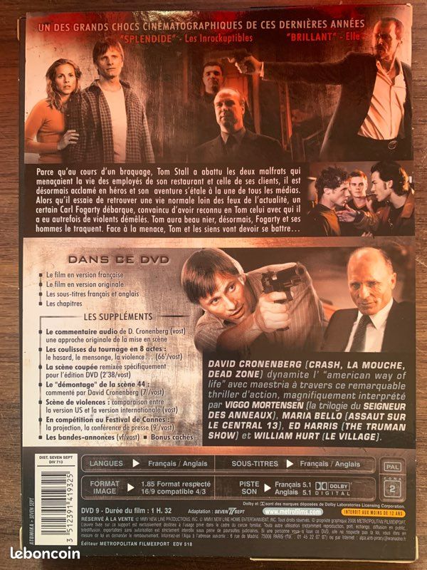 DVD « a history of violence » (image 3)