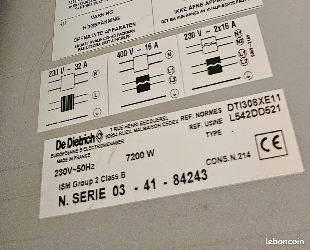 Plaque de cuisson De Dietrich (image 2)