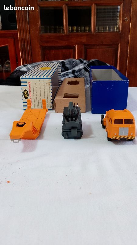 Dinky Toys. 818. Berliet 6x6 tous-terrains. État A. Boite... - 86384951-214