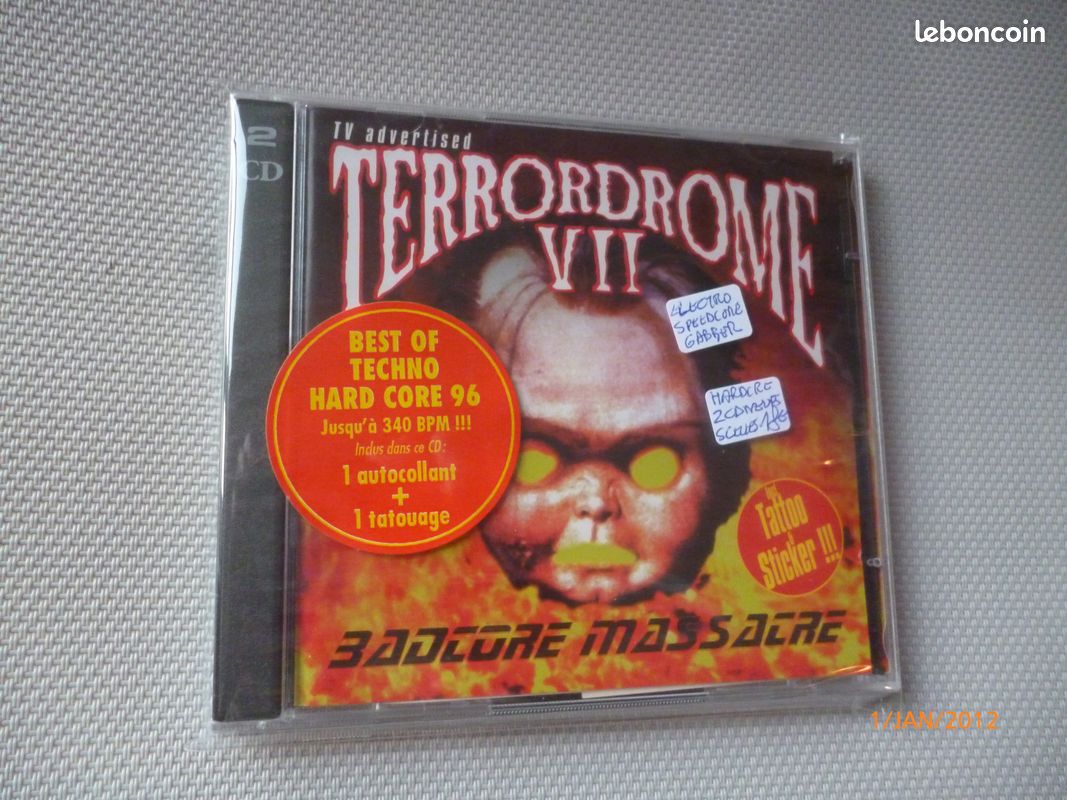 TERRORDROME VII et X Scellés Electronic Style: Speedcore, Hardcore, Gabber, Acid, Techno (image 1)