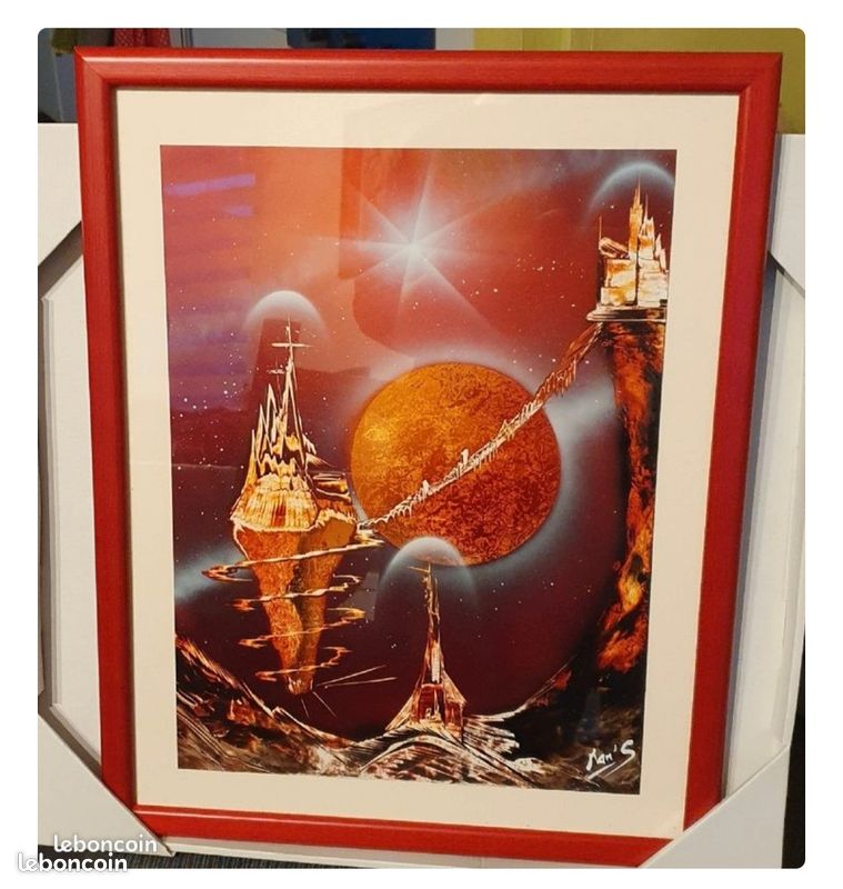 Tableau bombe graf signé (image 1)