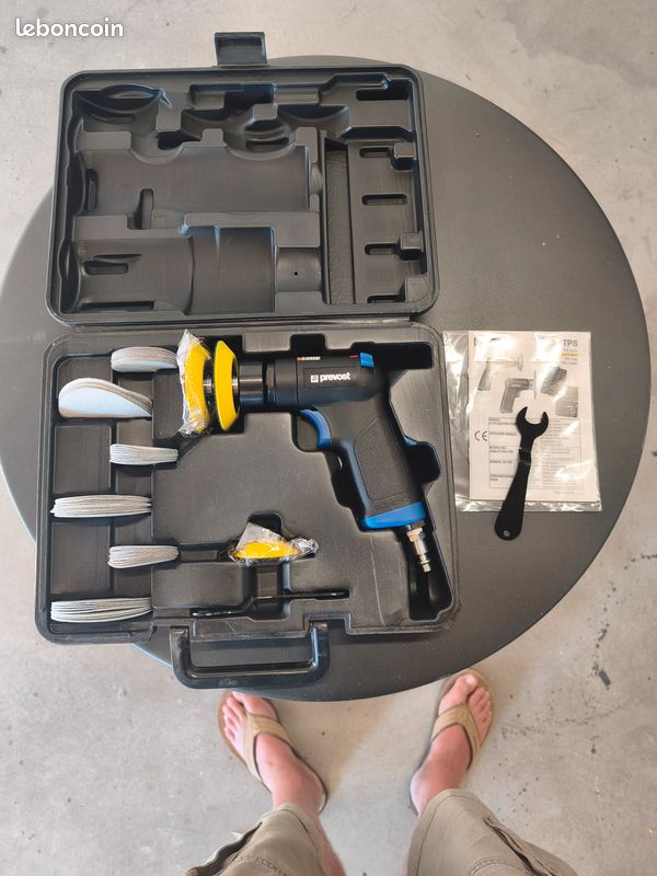 Ponceuse revolver à air comprimé Prevost tps 16000 (image 1)