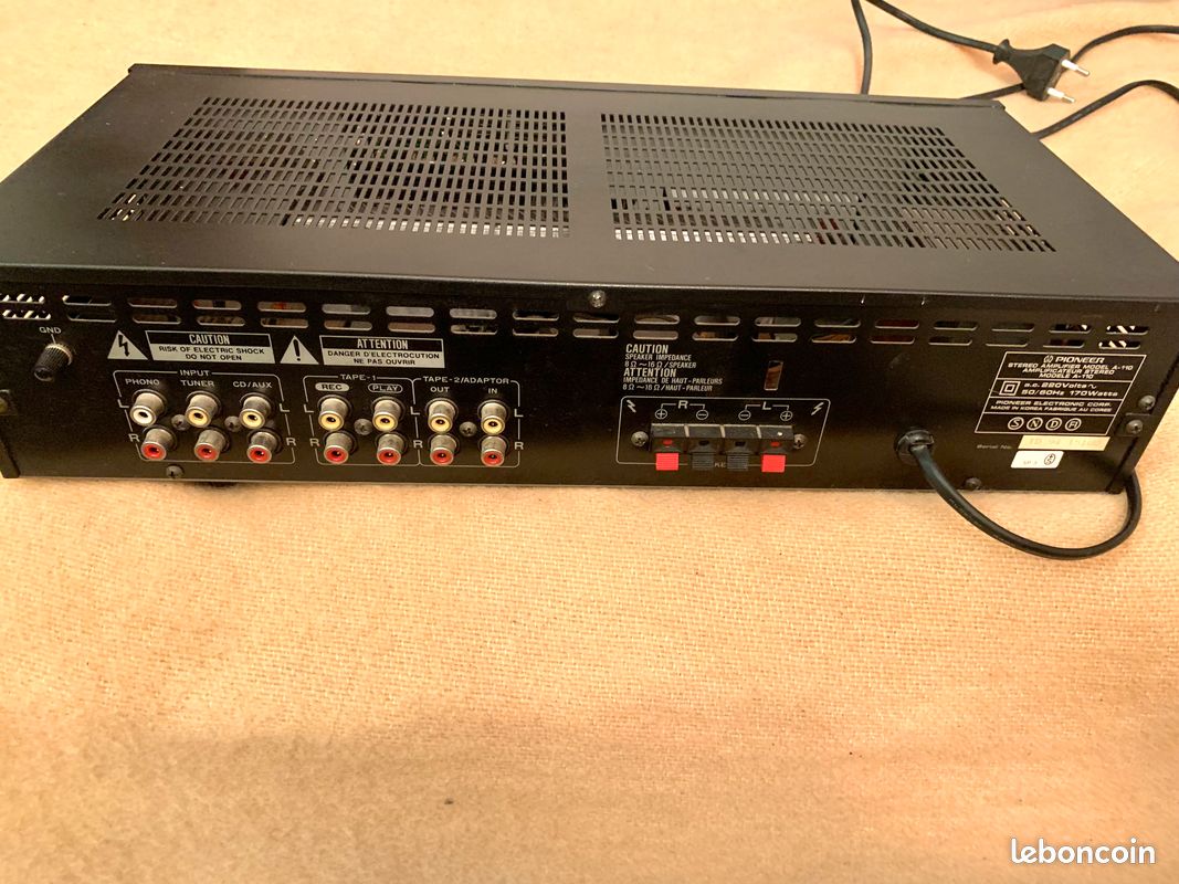 Amplificateur Intégré Pioneer A-110 - Bon état - 2 Canaux