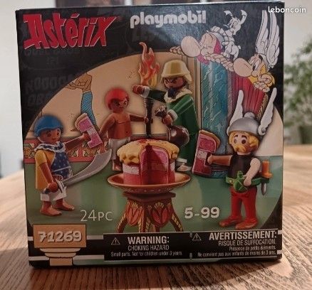 PLAYMOBIL ASTERIX REF : 70931 Le Banquet Du Village Gaulois EUR 135,00
