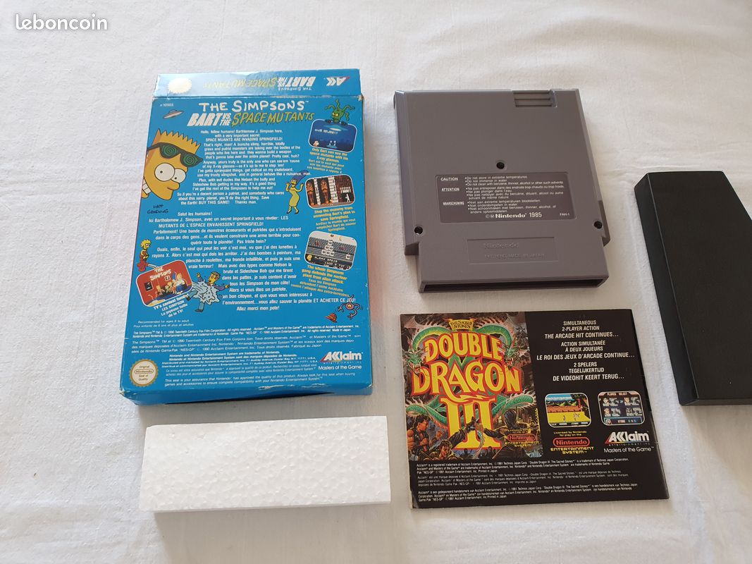 The Simpsons Bart Vs the Space mutants pour Nintendo NES occasion - Retro Game Place