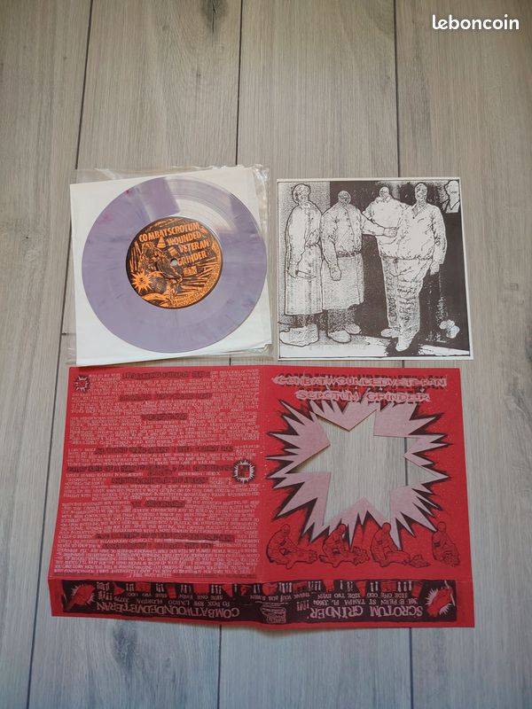 Lot de 3 vinyles du groupe Scrotum Grinder (image 15)