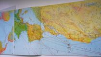 J. Forest. Carte Des Voies Ferrées, Voies Navigables Et Canaux De France Belgique Edfc81