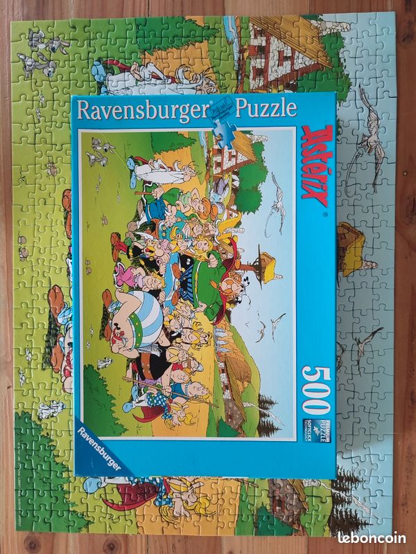 Puzzle 500 pièces. Astérix au village. Ravensburger (image 1)