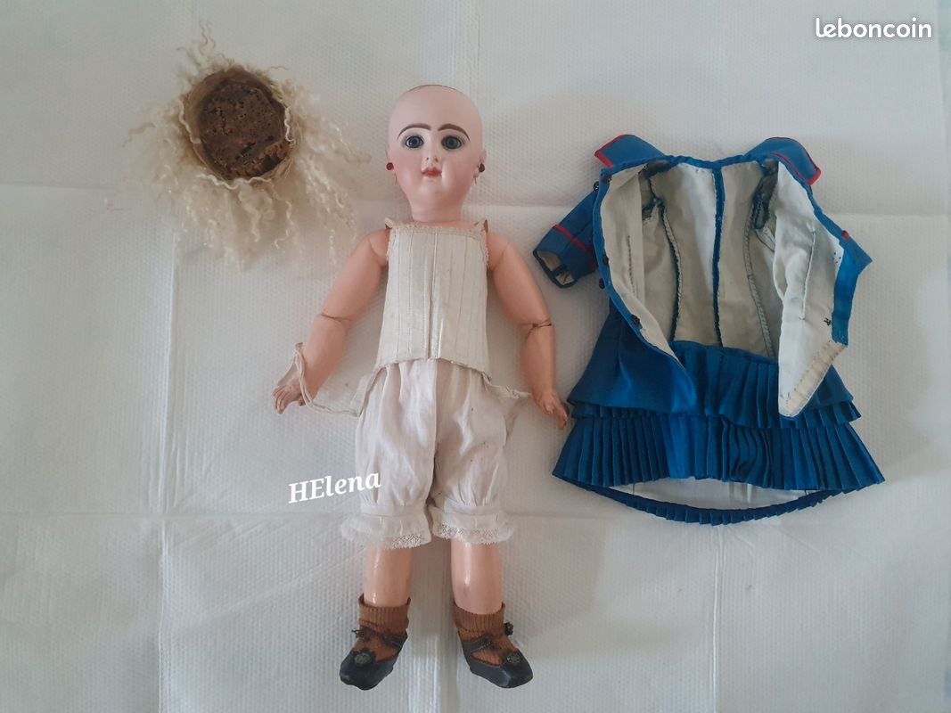 Poupée SFBJ Jumeau 230 – Marquée Jumeau En Creux – Taille 11 (60 Cm) – Rare