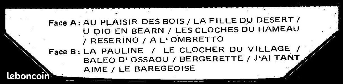 Cassette K7 audio Lous de Montaut 'Chansons de chez nous' (image 2)