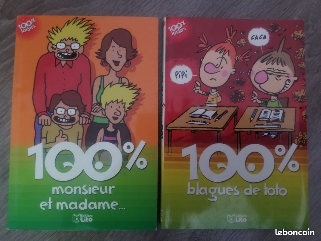 Lot 2 livres 100% loisirs (image 1)