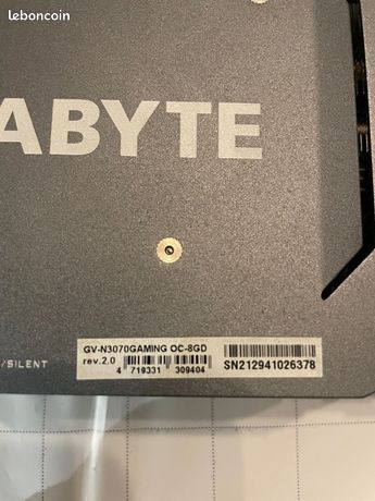 🎮 RTX 3070 Gigabyte Gaming OC 8 Go – Excellente pour le gaming 1440p 🔥 3