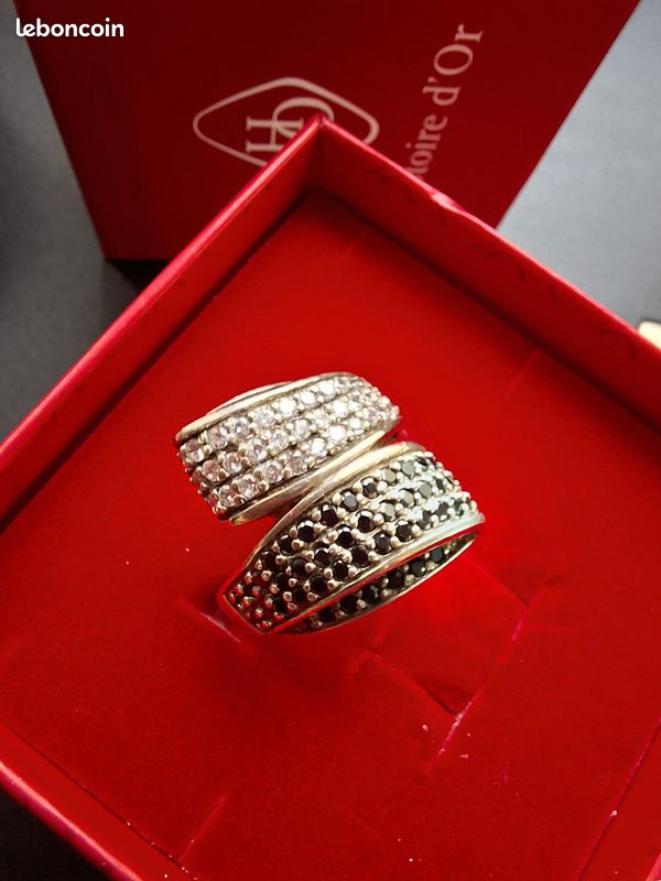 Bague Vintage En Argent Massif 925 - Taille 48 - Occasion état TBE