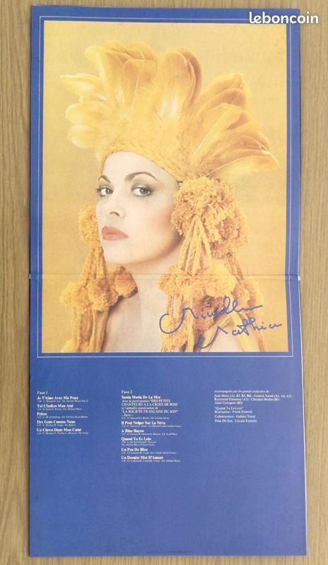 Disque vinyle 33T " Mireille Mathieu " (image 3)