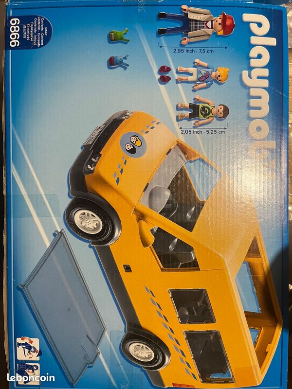 Pièce De Rechange Playmobil Pour Bus Scolaire 6866 - Roue, Enjoliveur Et Attache - Occasion Très Bon état