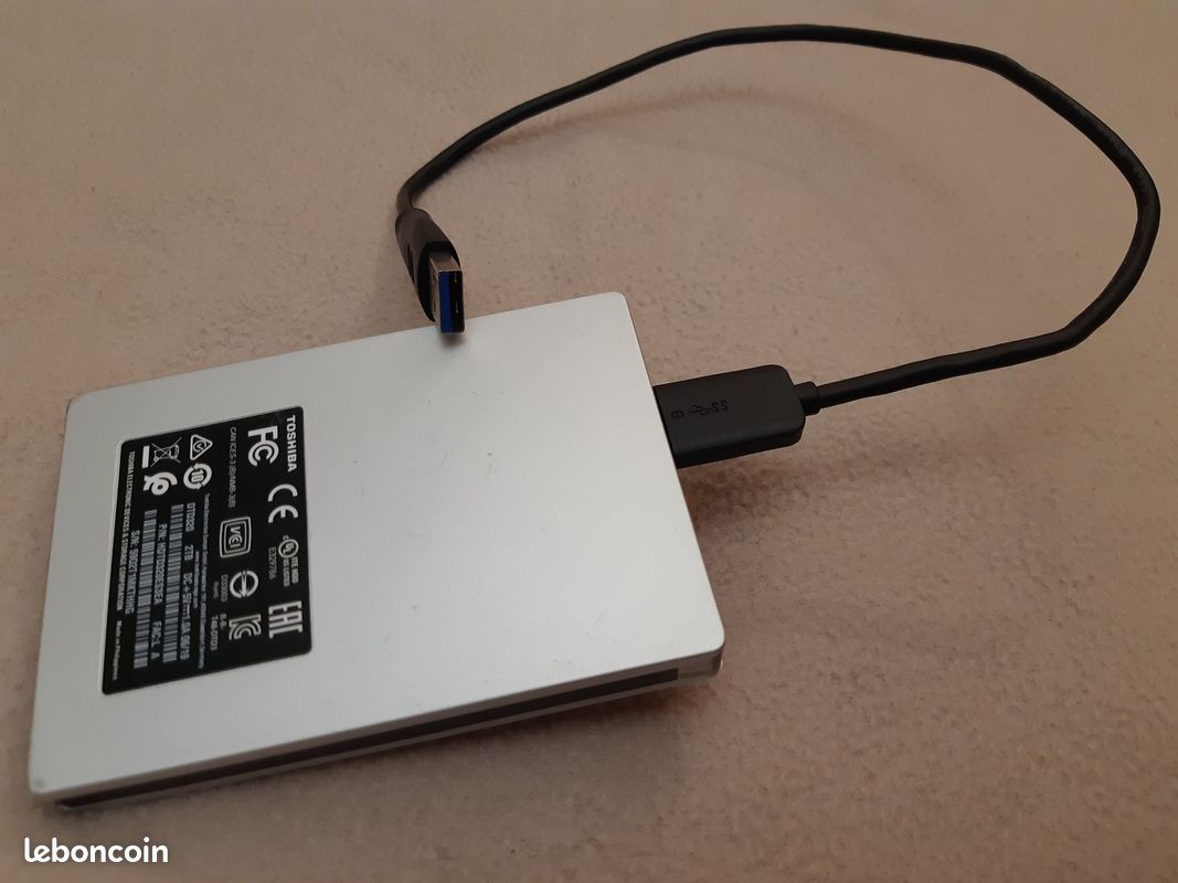 Mémoire Disques Durs Laptop Disque Dur Externe Pour PC,Xbox One Desktop 2To,Bleu