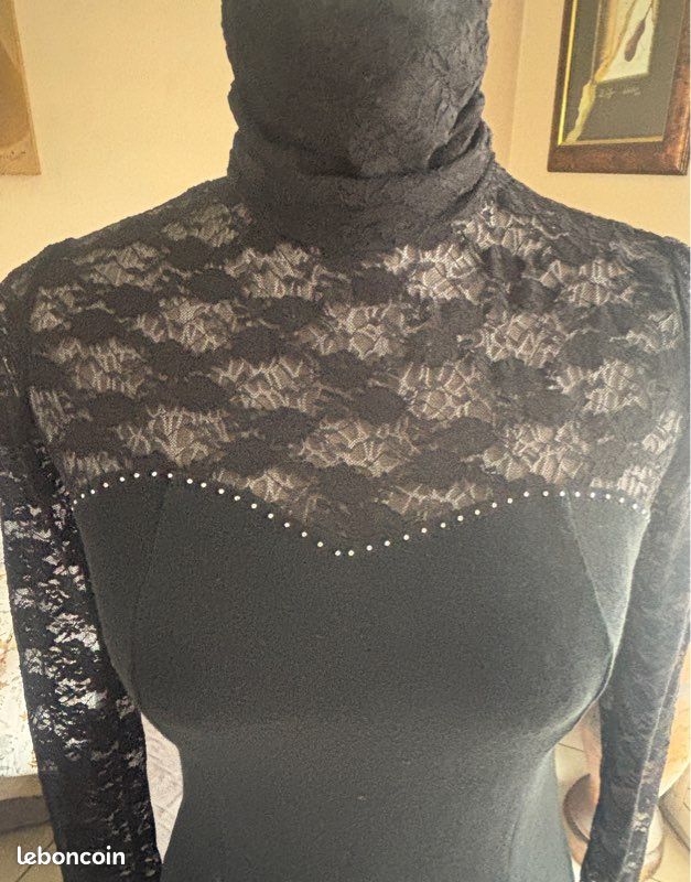 Haut en dentelle D - Zire mode taille unique 36/38 (image 2)