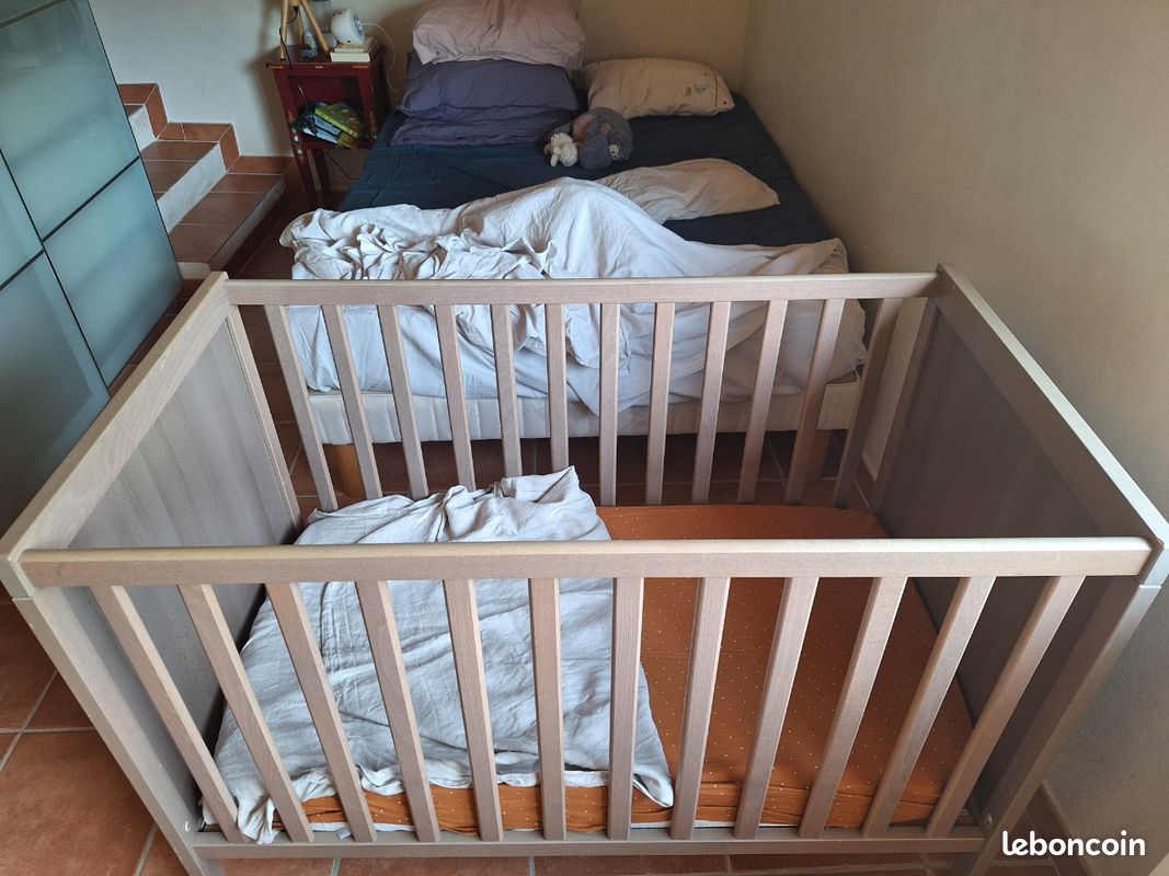 Lit enfant 60x120 avec matelas (image 2)