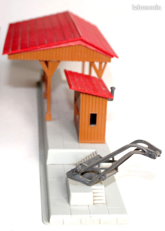 Hornby triang ho 6902 maquette gare de marchandise quai avec grue, diorama decor / neuf (image 3)