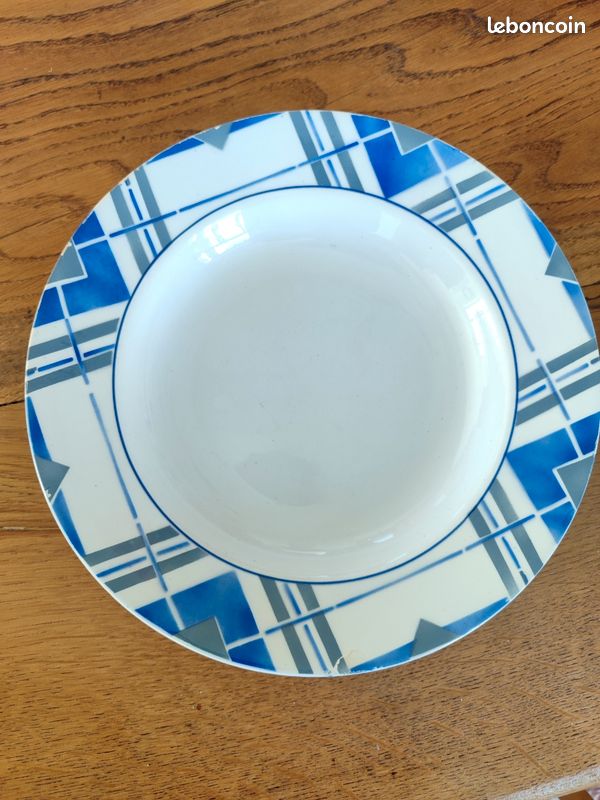 Lot assiettes à soupe St Amand basque (image 3)