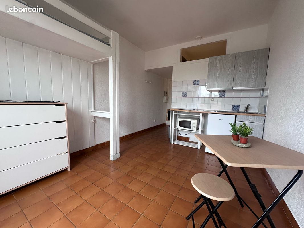 Appartement 2 pièces 19 m² · à Argelès-sur-Mer · 19 m² · 480 €/mois