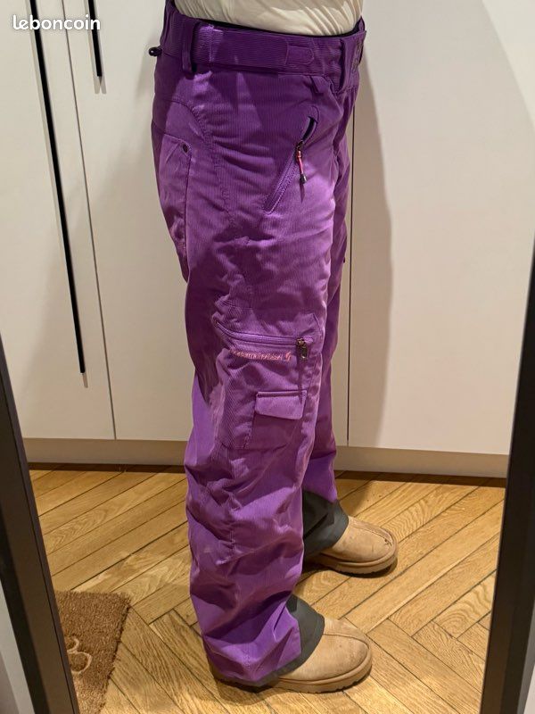 Pantalon Violet Foncé Talbots Taille 14 Femme - Neuf Avec étiquettes, Coupe Casual