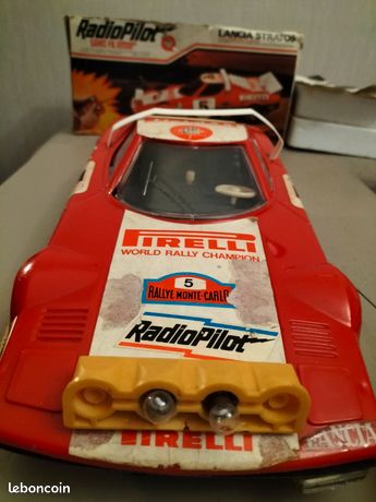 Jouet Ancien Lancia Stratos électrique Années 70 - Tôle, 25 Cm, Fabriqué En France - État Parfait
