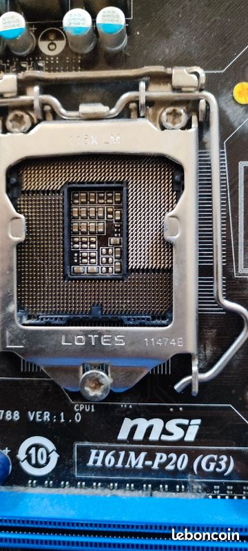 Lga 1155 Motherboard Msi H61m P20 G3 Carte Mère Hs Lga 1155 Msi