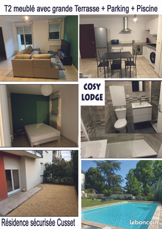 Appartement 2 pièces 43 m² · à Cusset · 43 m² · 690 €/mois
