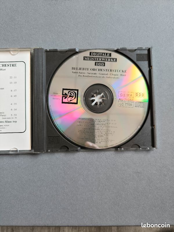 Cd classique pièces populaires pour orchestre (image 2)