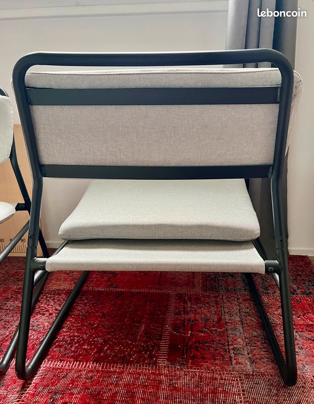 2 Fauteuils Orrsta gris clair LINNEBÄCK (image 4)