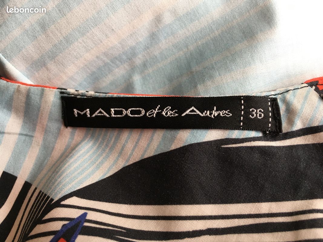 Robe motifs multicolore Mado et les Autres - T.36 - TBE - Vêtements