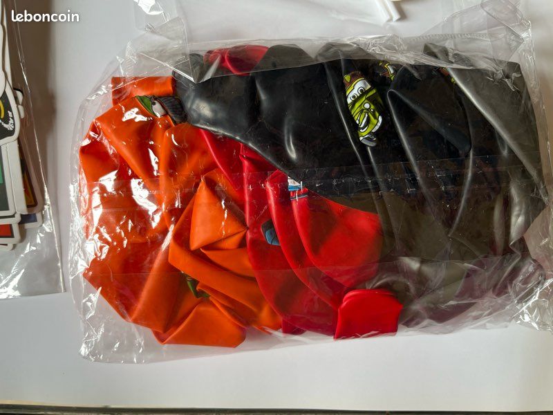 Ballons numérotés pour décorations de fête d'anniversaire, voiture de course pour garçons, kit de guirxiété joyeux anniversaire, décorations de salle de bain, fournitures