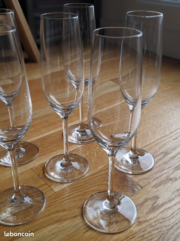 Verre à champagne coffret de 6 (image 2)