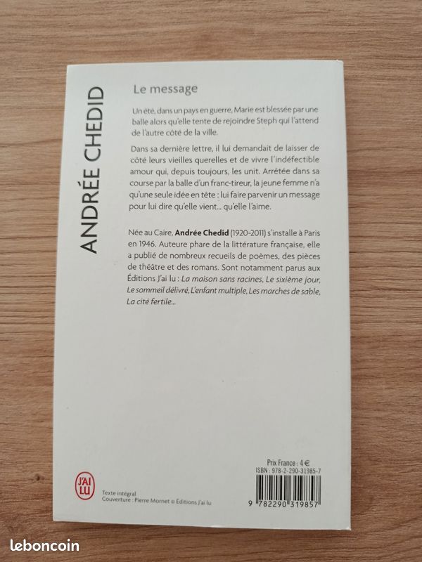 Le message d'Andrée chedid (image 3)