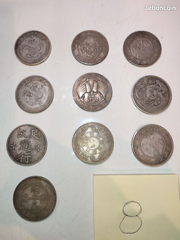 Reproduction de pièces chinoises lot 8 (image 2)