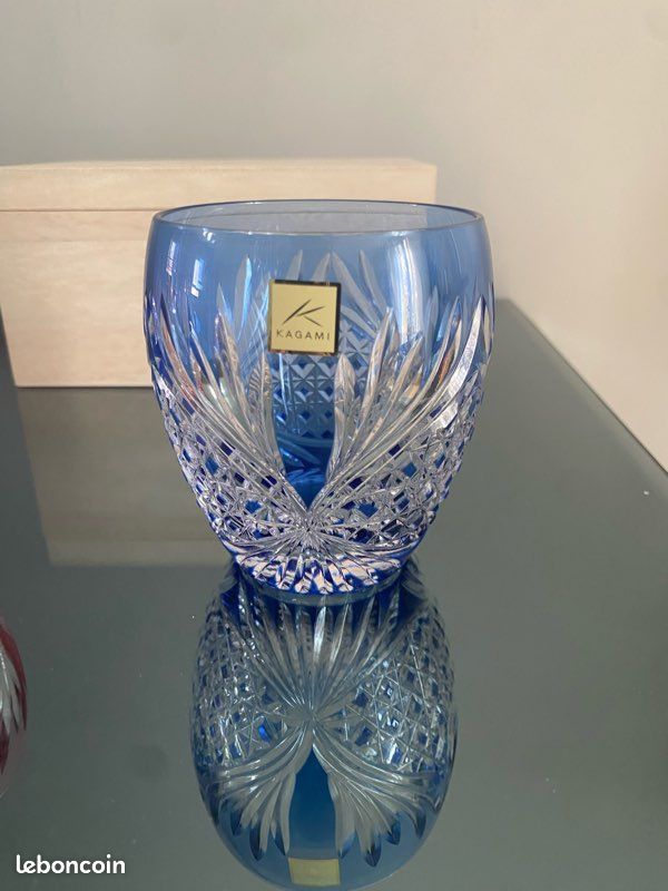 Verre à whisky edo kiriko •ROKKAKU kagami (image 5)