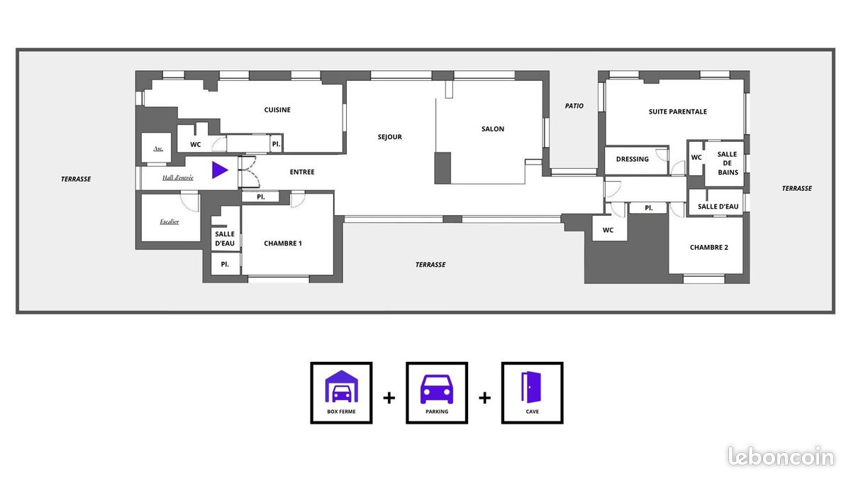 Appartement a louer boulogne-billancourt - 5 pièce(s) - 195 m2 - Surfyn