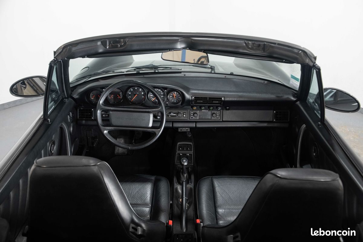 Porsche 911 Type 964 carrera 4 Cabriolet - 3ème main - PCCM - jantes CUP - rétro CUP (image 7)
