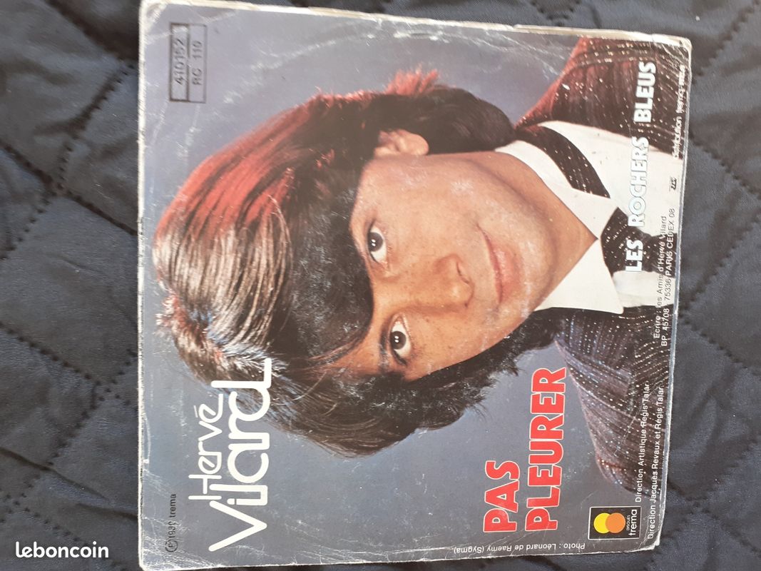 Disque 45 tours Hervé vilard (image 1)