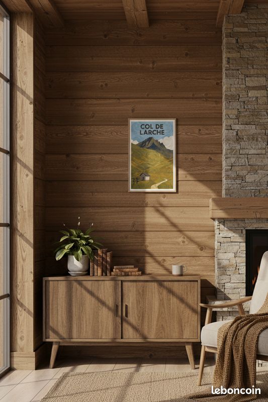 Affiche décorative – Col de Larche (30x40 cm) (image 2)