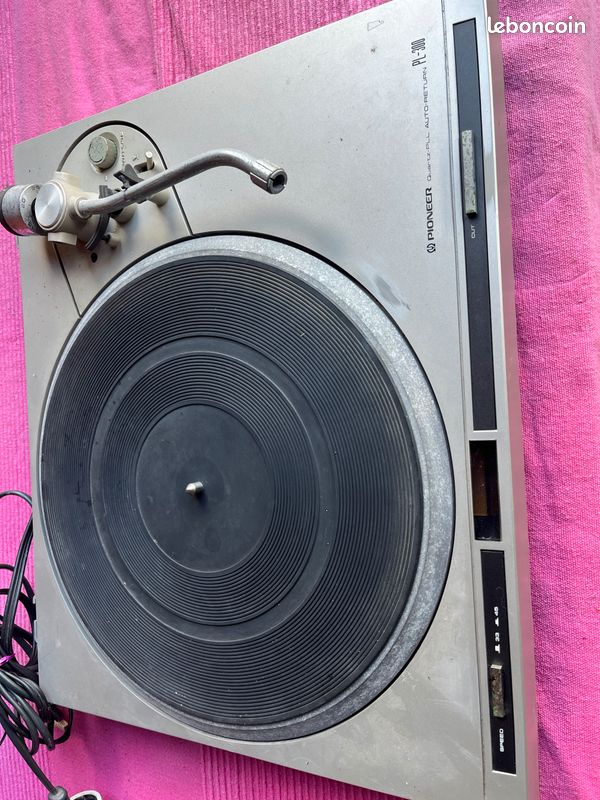 PIONEER PL300: platine vinyles à rénover (image 1)