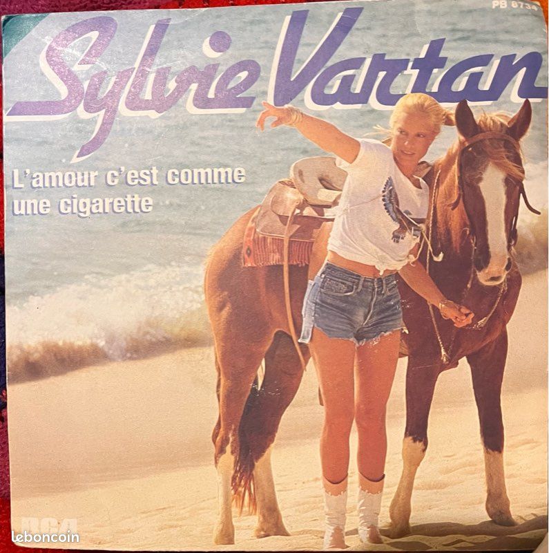 l'amour c'est comme une cigarette Vinyle 45 tours Sylvie Vartan - l'amour c'est comme une cigarette - CD
